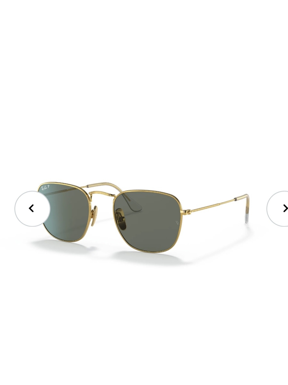 Ray-Ban Men’s Or Women Black Lens Gold Frame Hexagonal Sunglasses - Picture 6 of 7